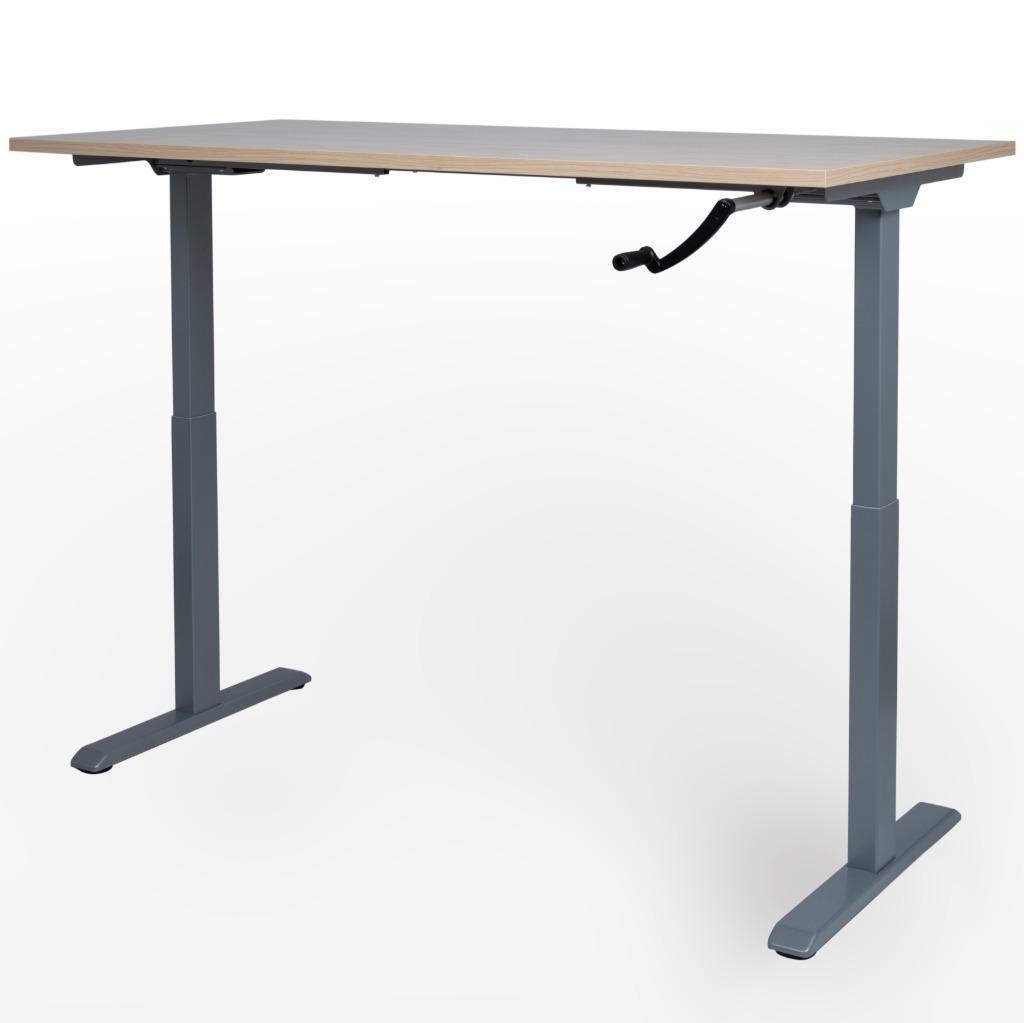 RM-Line Snelslinger Zit-sta Bureaus 120x80 Grijs Frame NIEUW, -, -, Ophalen of Verzenden, -