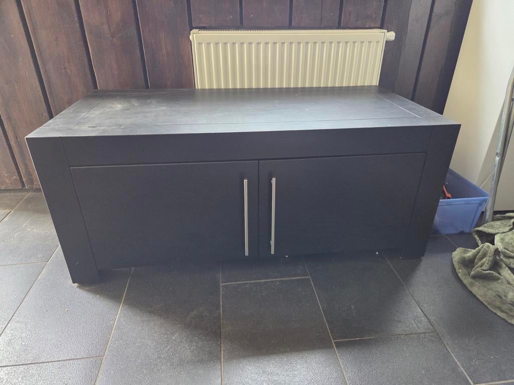 Zware kwaliteit tv kast mat zwart - Nu ophalen!, Ophalen of Verzenden