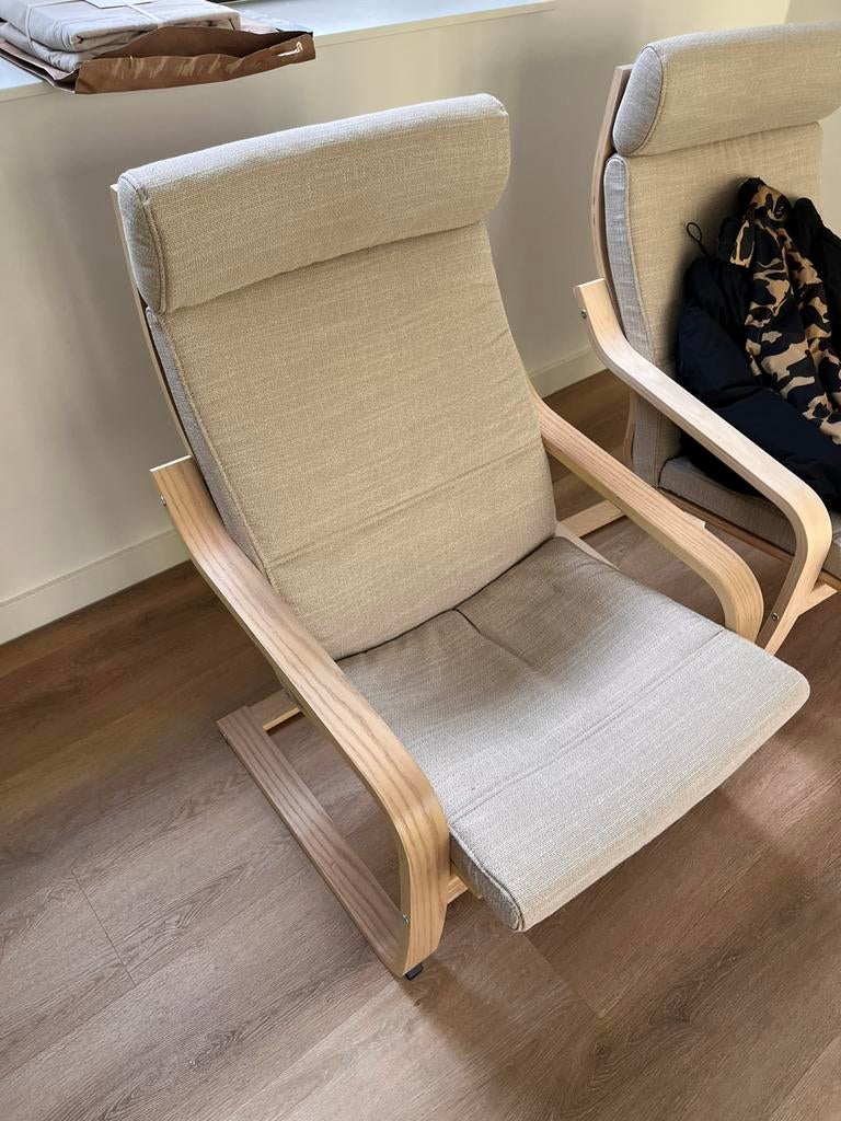 2x ikea lounge chair, Huis en Inrichting, Fauteuils, Ophalen, Zo goed als nieuw