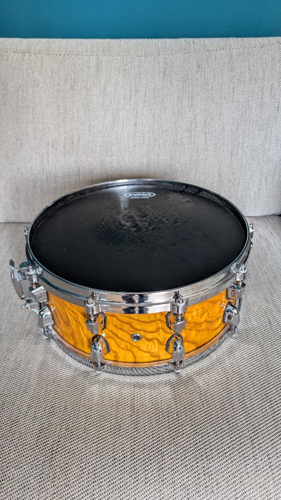 Mapex 14"x5.5" Black Panther Amber Snare Drum, Ophalen, Gebruikt, Overige merken