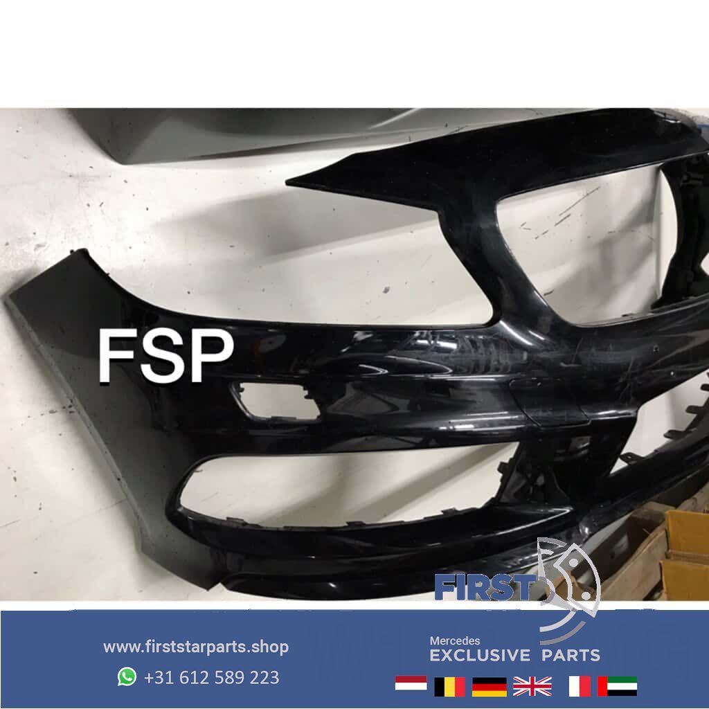 W176 AMG Voorbumper Mercedes A Klasse 2013-2018 zwart koplam, Gebruikt, -, Voor, -