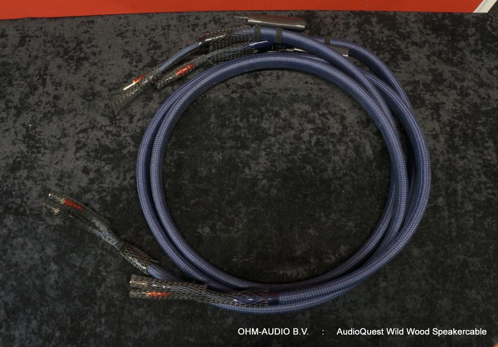 AudioQuest Wild Wood Luidsprekerkabel, 2.0m, Nieuw 72V DBS, Audio, Tv en Foto, Audiokabels en Televisiekabels, Zo goed als nieuw