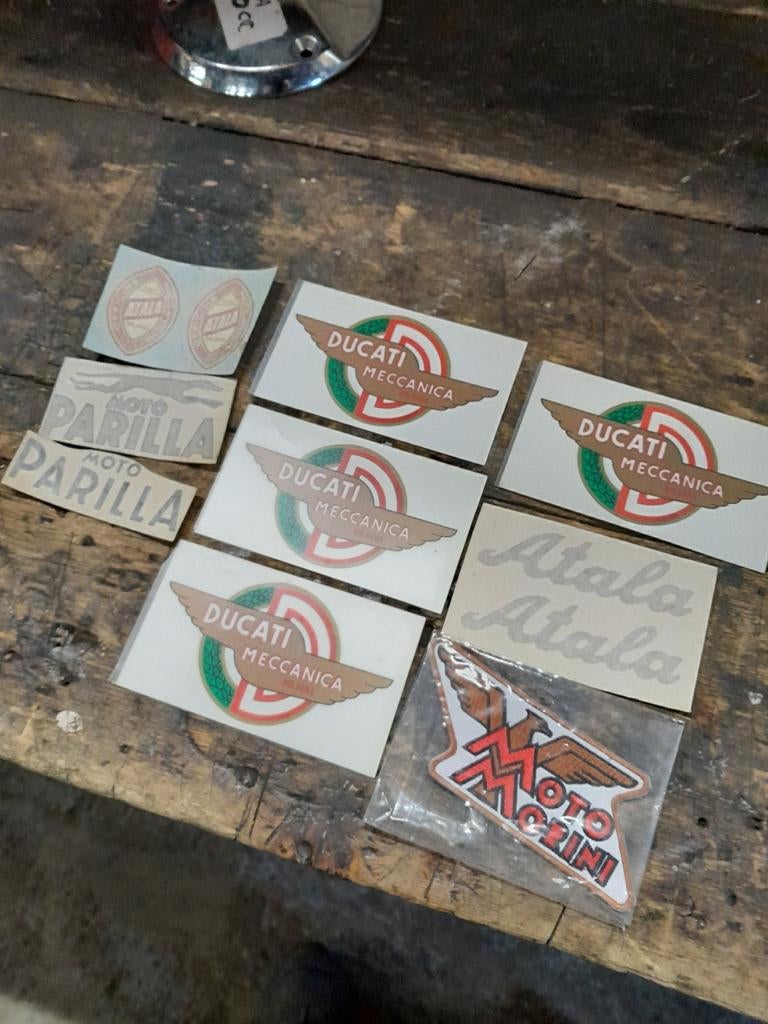 Transfers ducati enz, Ophalen of Verzenden, Blok, Overige merken