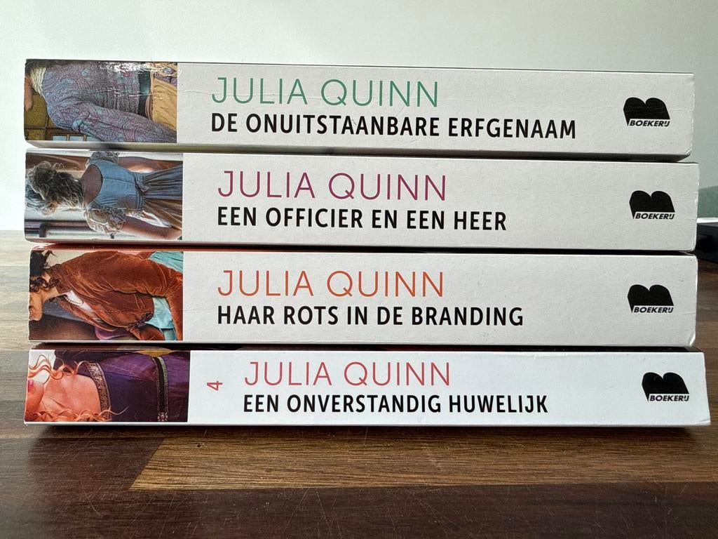 De Rokesby's serie van Julia Quinn (voorloper Bridgerton), Ophalen of Verzenden, Gelezen, Nederland