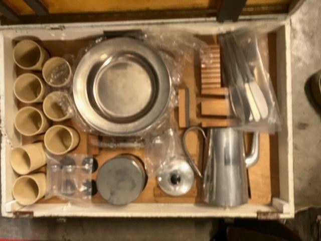 Militaire materialen ex NL leger oa messkist, huls, mes etc., Ophalen of Verzenden, Landmacht, Nederland, Overige typen