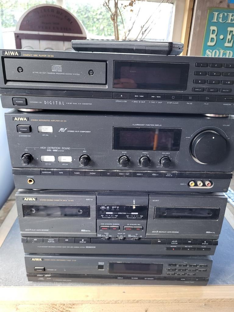 Aiwa stereotoren, exclusief luidsprekers, Ophalen of Verzenden