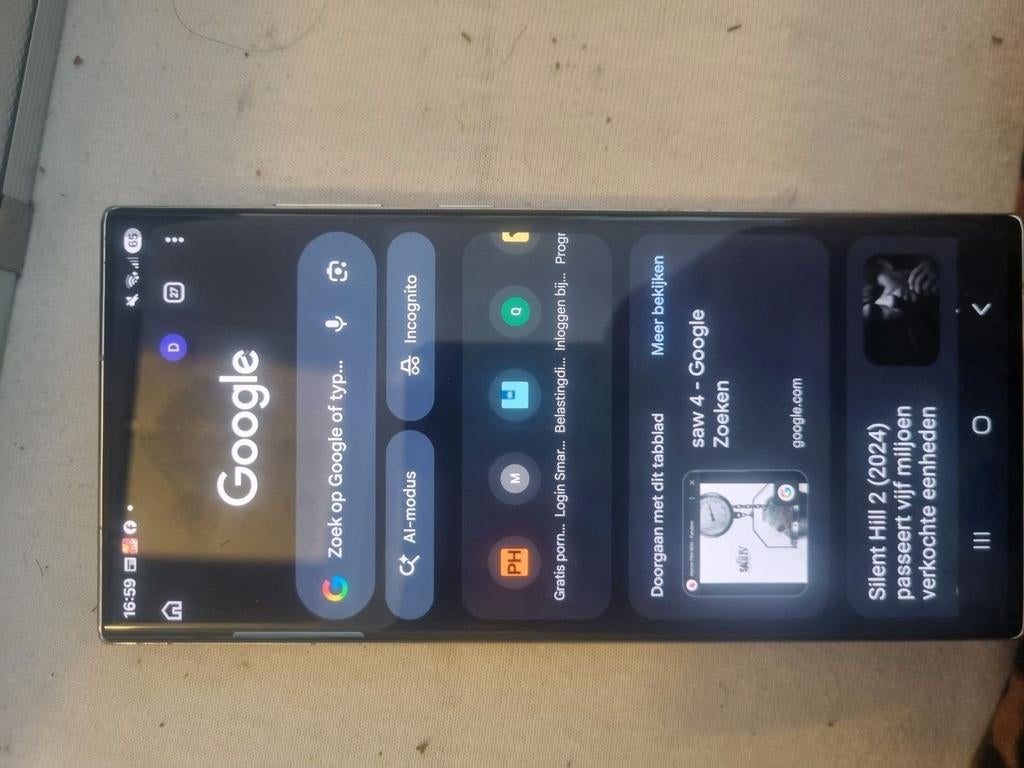 Samsung Galaxy S22 Ultra, Overige kleuren, Verzenden, Zo goed als nieuw, Met simlock