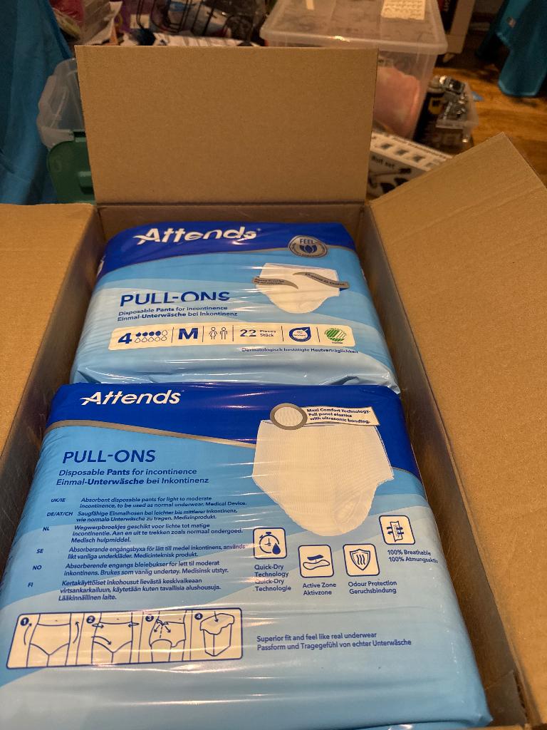 Attends incontinentie materiaal, Ophalen, Nieuw