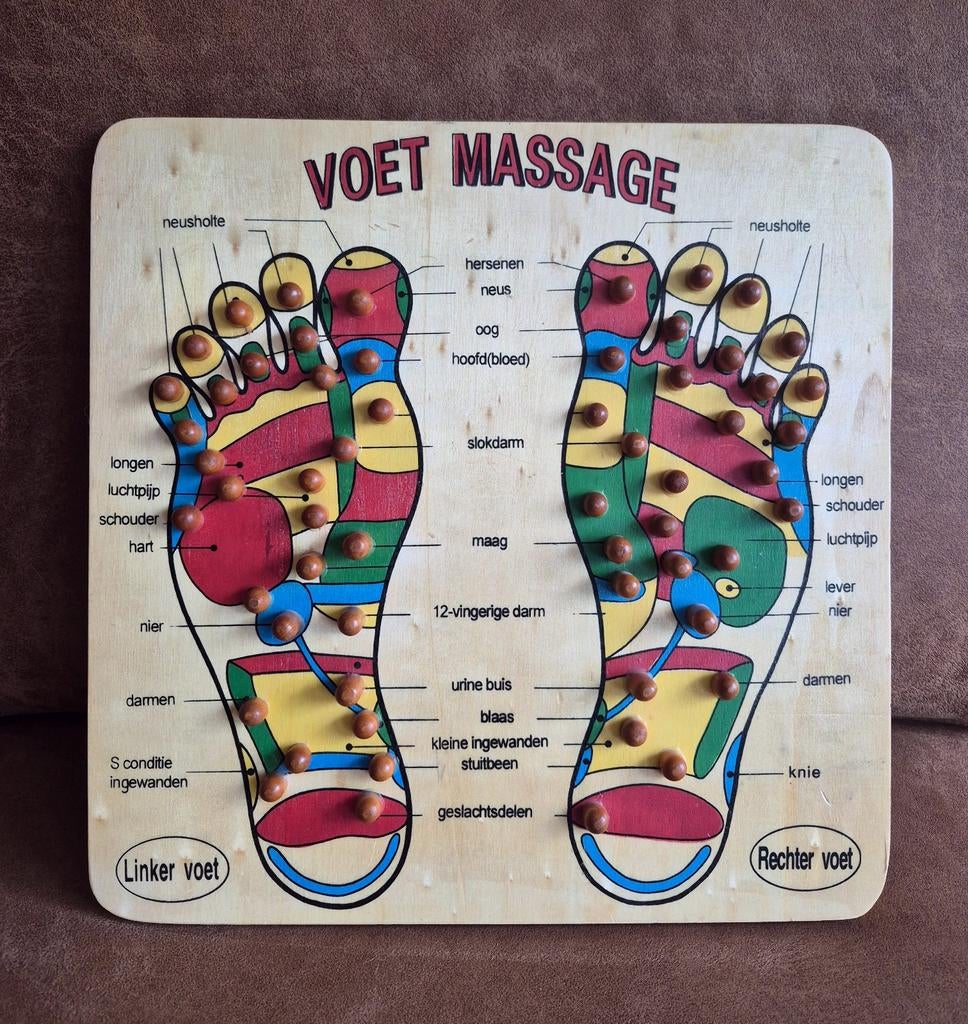 Voetmassagebord met reflexologiepunten, Ophalen of Verzenden, Zo goed als nieuw, Overige typen