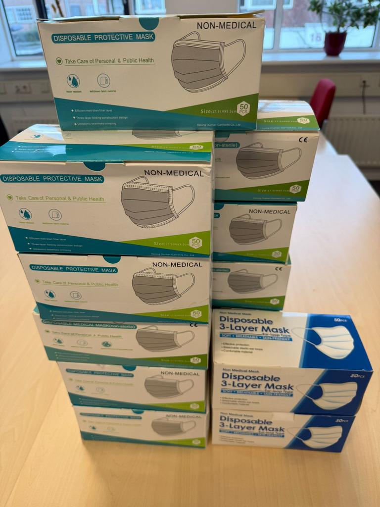 Wegwerp niet-medische mondkapjes, Ophalen of Verzenden, Nieuw