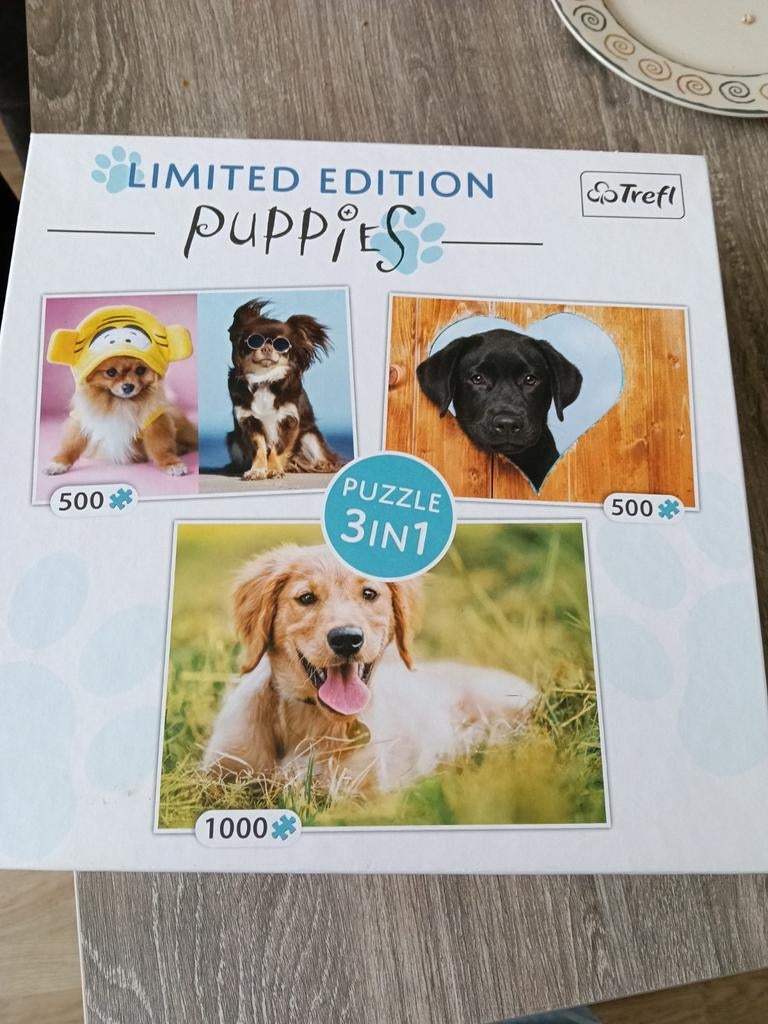 Leuke honden puzzel (3 in 1), Hobby en Vrije tijd, Denksport en Puzzels, Ophalen