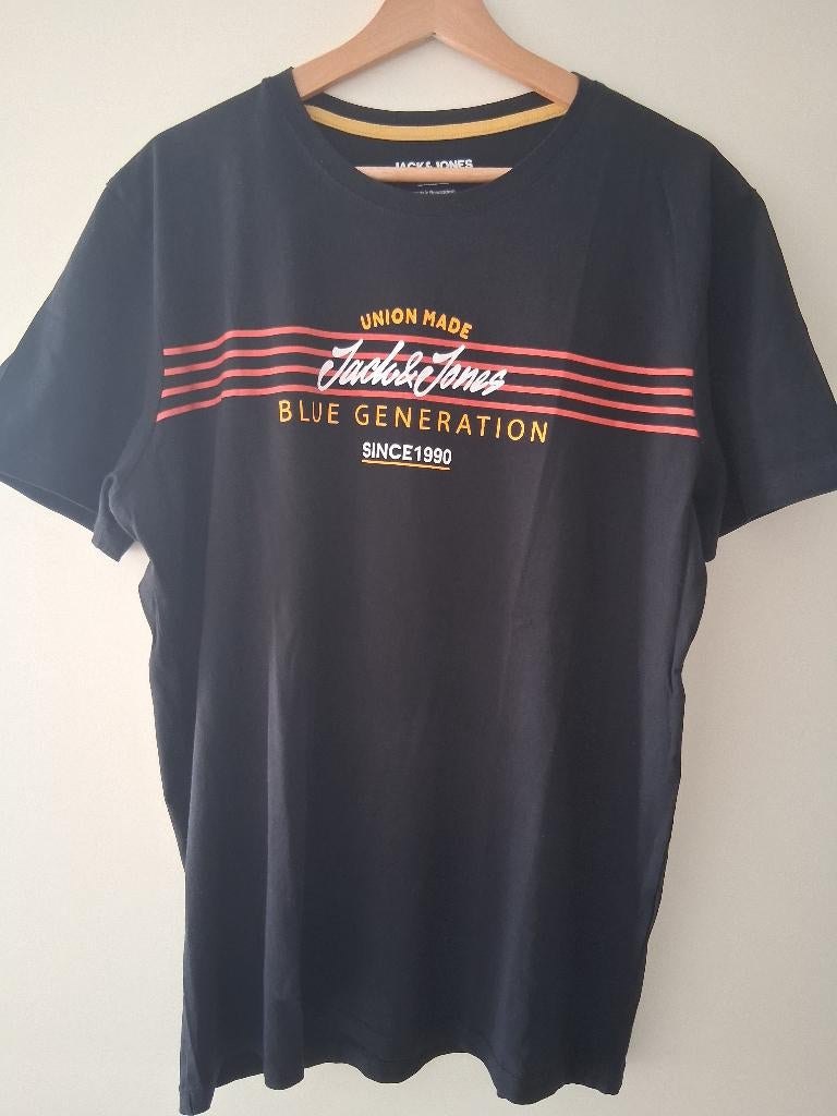 T shirt, Kleding | Heren, T-shirts, Maat 52/54 (L), Zwart, Nieuw, Ophalen of Verzenden