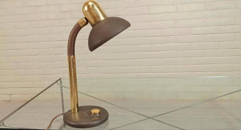 Vintage Egon Hillebrand -Leuchten bureaulamp tafellamp, Tweedehands, Tweedehands, Ophalen of Verzenden, Tweedehands