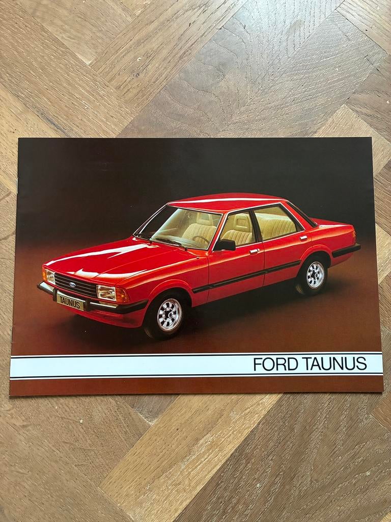 Ford Taunus brochure 10/80, Boeken, Ophalen of Verzenden, Zo goed als nieuw, Ford