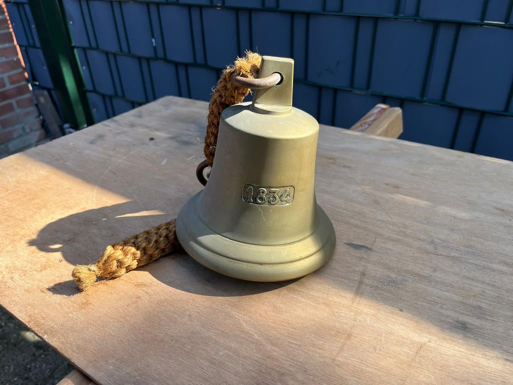 Scheepsbel 1834, Ophalen of Verzenden, Brons