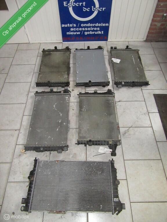 Radiateur radiator Opel Calibra Vectra A, bj '88 tm '97, Gebruikt, Opel, Ophalen of Verzenden, Opel
