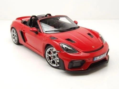 Porsche 718 Spyder RS 2023 Rood/Norev/1:18, 70-72 avenue de Bohlen 69120 Vaulx-en-Velin, Auto, Norev, Ophalen of Verzenden