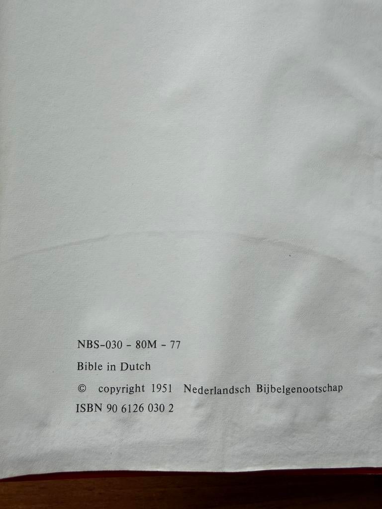 Oud Bijbeltje - Nederlands Bijbelgenootschap 1977, Ophalen of Verzenden