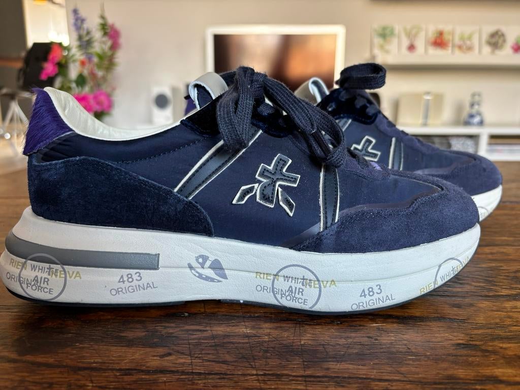 Premiata sneakers, Blauw, Ophalen of Verzenden, Sneakers of Gympen, Zo goed als nieuw