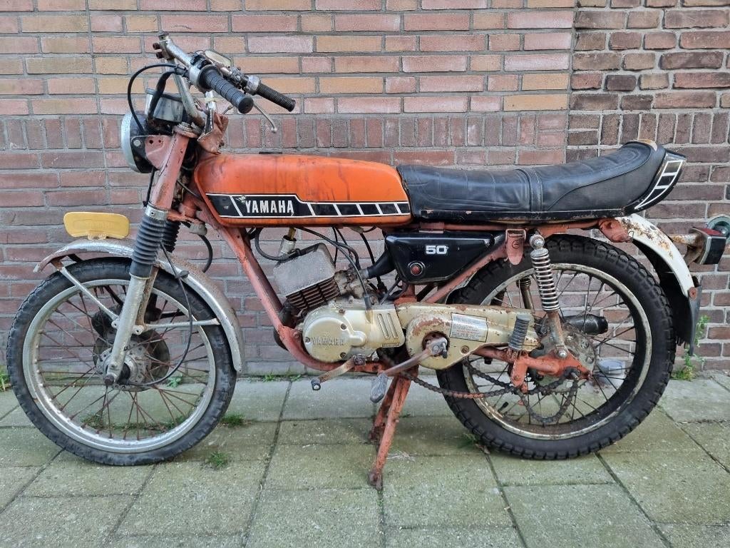 Yamaha RD50 Schuurvondst, Fietsen en Brommers, Brommers | Overige merken, Gebruikt, Maximaal 45 km/u, Ophalen