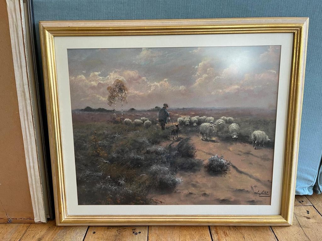 Pastel van G.Cox jr, Ophalen of Verzenden