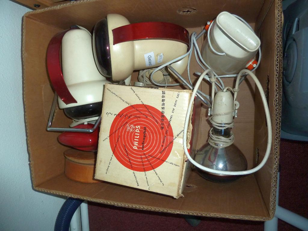 Philips Infraphil lampen, Ophalen, Gebruikt