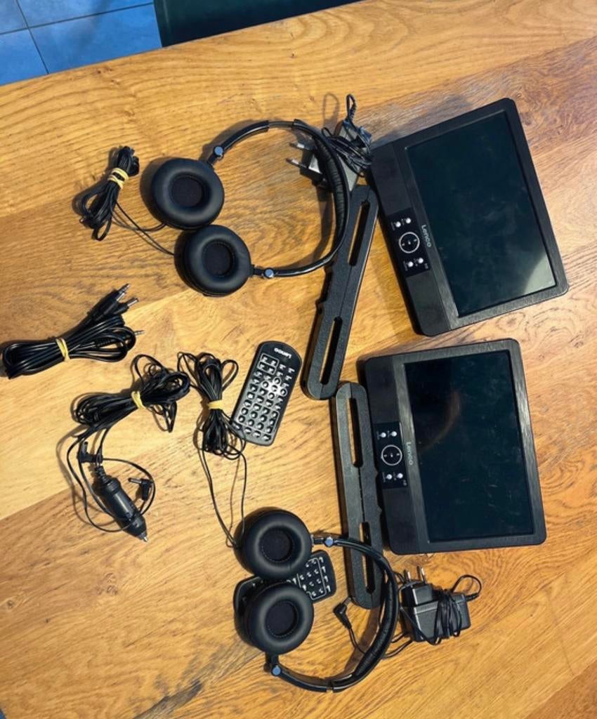Lenco DVP-940 Draagbare DVD Spelers Set met Hoofdtelefoons, Gebruikt, Draagbaar, Ophalen, Overige merken