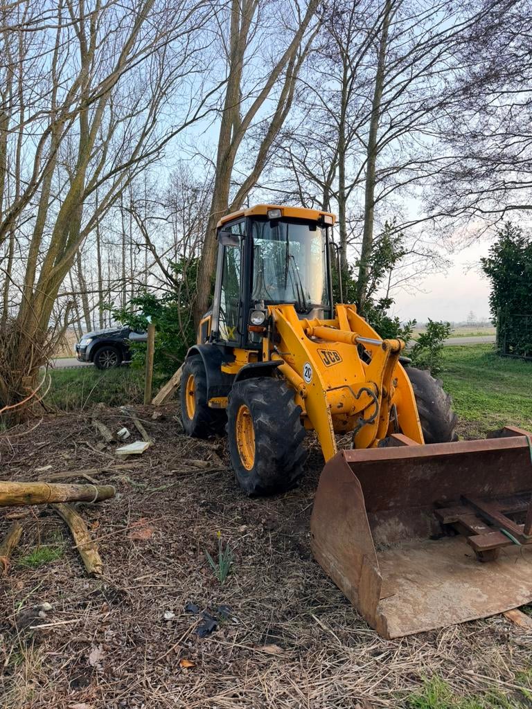 Jcb 407 zx 5 ton shovel wielader met kenteken, Ophalen of Verzenden, Wiellader of Shovel