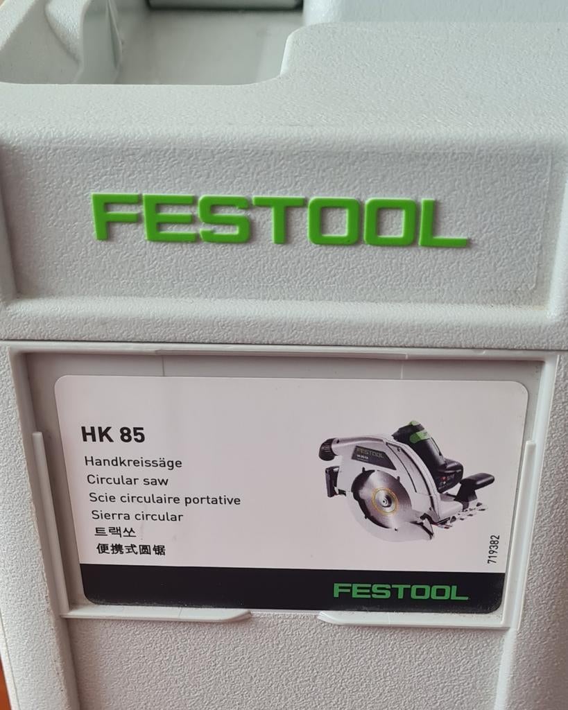 FESTOOL HK 85 EB PLUS + FSK 420, Doe-het-zelf en Verbouw, Gereedschap | Zaagmachines, Ophalen of Verzenden, Zo goed als nieuw