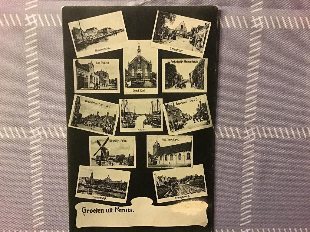 Pernis Groeten uit 1905, Verzenden, Voor 1920, Gelopen, Zuid-Holland