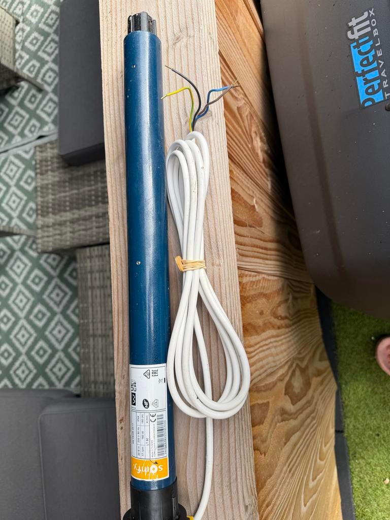 Somfy LT 50 Meteor 20/17 buismotor voor rolluik/zonwering, Ophalen, Overige kleuren, Zo goed als nieuw, Minder dan 100 cm