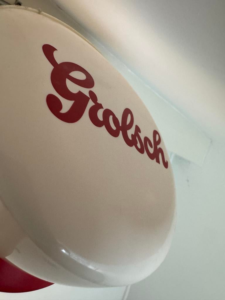 Vintage Grolsch Beugel Lamp - Functioneel en Decoratief, Antiek en Kunst, Ophalen of Verzenden