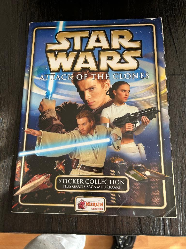 Star wars merlin sticker verzamelalbum niet compleet, Verzamelen, Ophalen of Verzenden, Gebruikt, Boek of Poster