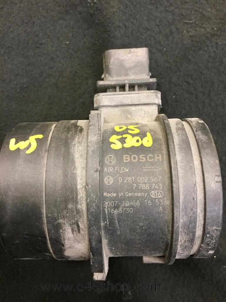 Luchtmassameter BMW E90 E91 E60 E61 diesel oem 13627788743, Gebruikt, -, -, Ophalen of Verzenden