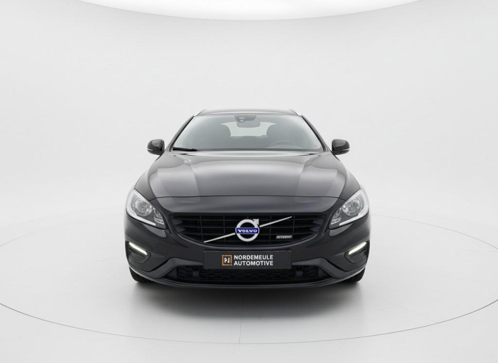 Volvo V60 2.0 D4 R-DESIGN, AUT, Leder, Navi, Auto's, 1502 kg, Euro 6, 4 cilinders, Zwart