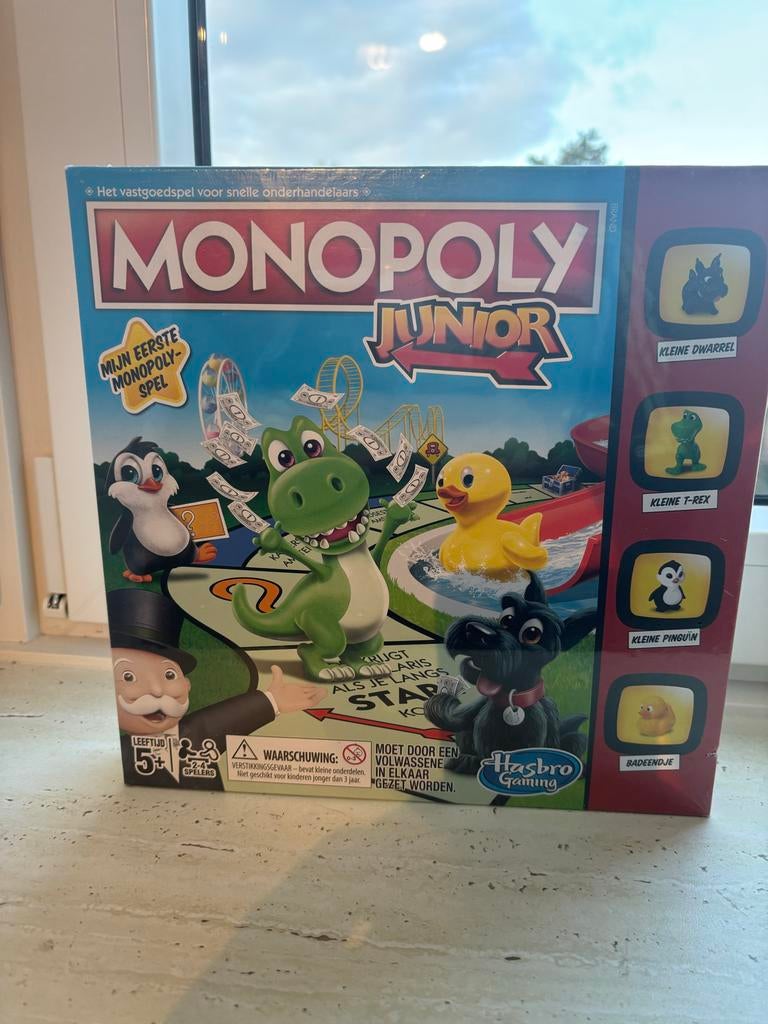 Monopoly Junior - Nieuw in ongeopende doos, Drie of vier spelers, Ophalen of Verzenden, Nieuw