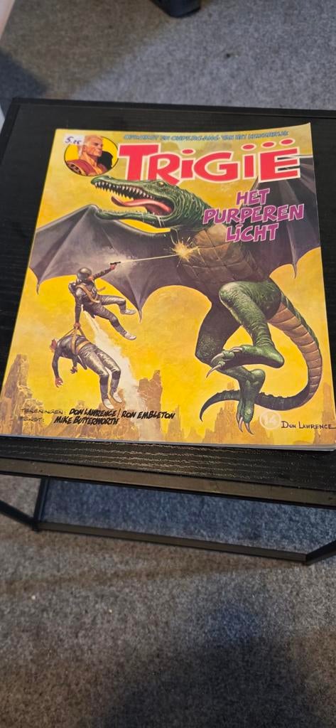 Trigie: Het Purperen Licht, Eén stripboek, Ophalen of Verzenden, Gelezen