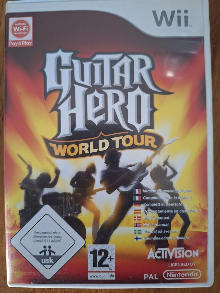 Guitar Hero World Tour - Wii (PAL), Spelcomputers en Games, Muziek, Gebruikt, Eén computer, Ophalen of Verzenden