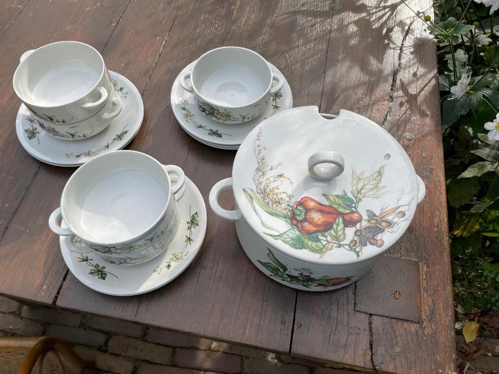 Soepterine Villeroy en Boch Royco, Ophalen, Overige stijlen, Porselein, Schaal of Schalen