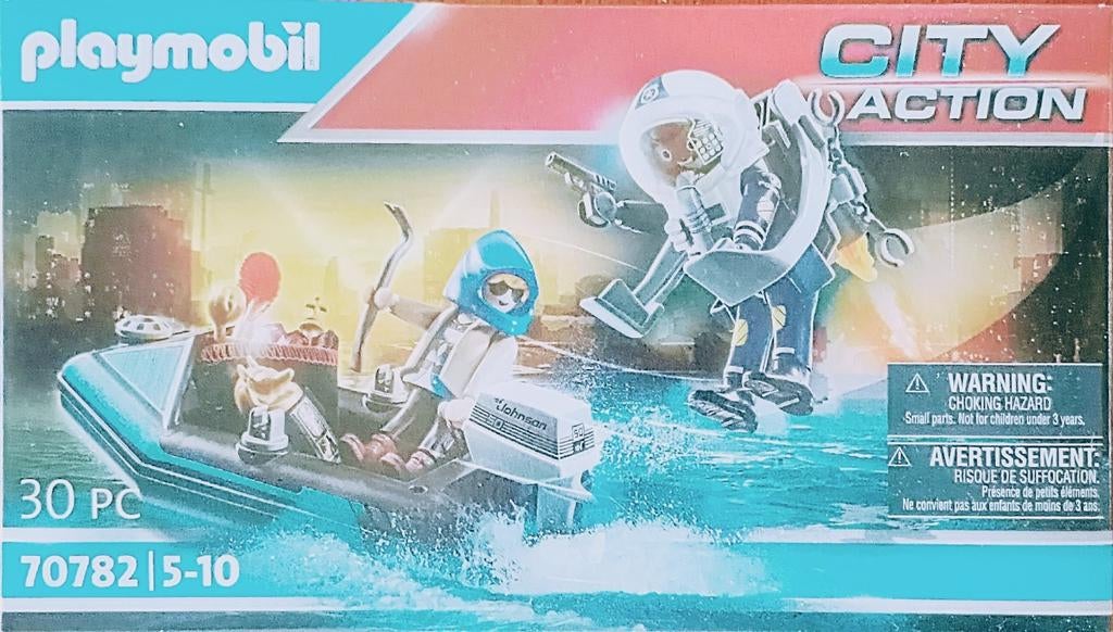 City Action Politiejetpack 70782, Ophalen of Verzenden, Zo goed als nieuw, Complete set