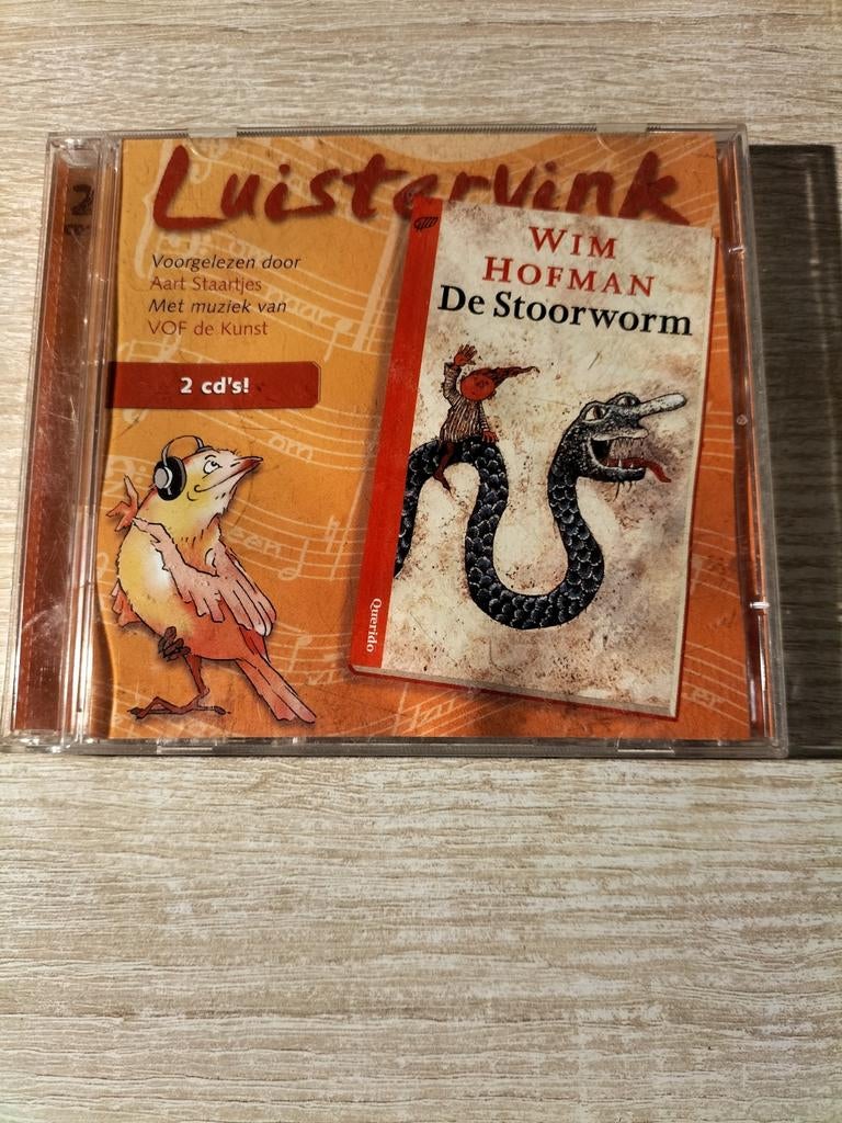 Wim Hofman - de stoorworm 2 cd set(luisterboek), Ophalen of Verzenden, Overige genres