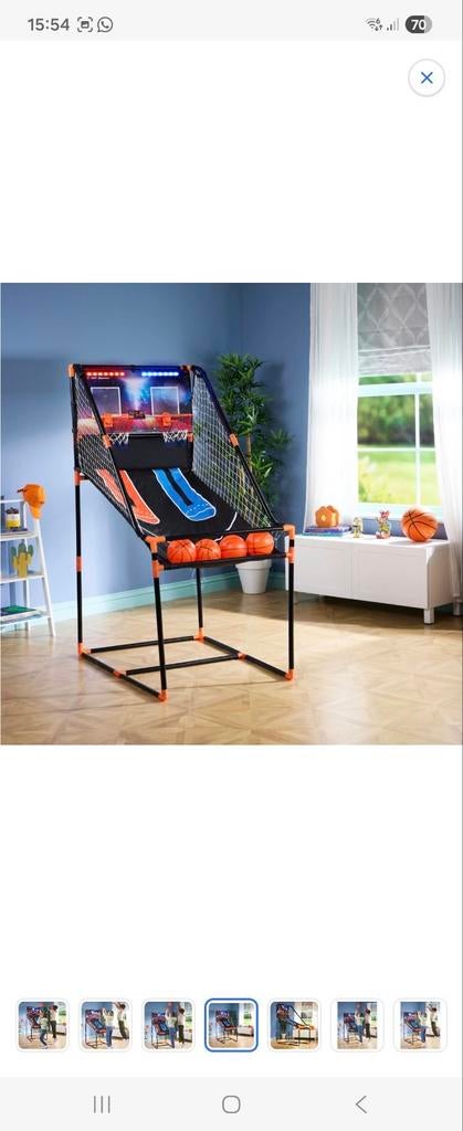Double Shot basketbal arcade spel met scorebord, Ophalen of Verzenden, Zo goed als nieuw