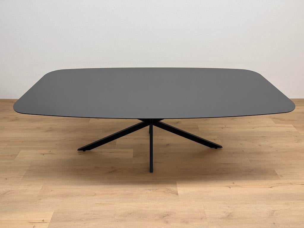 Deens ovale eettafel HPL 200x100 - 10% korting, Huis en Inrichting, Tafels | Eettafels, 100 tot 150 cm, 200 cm of meer, Ophalen of Verzenden