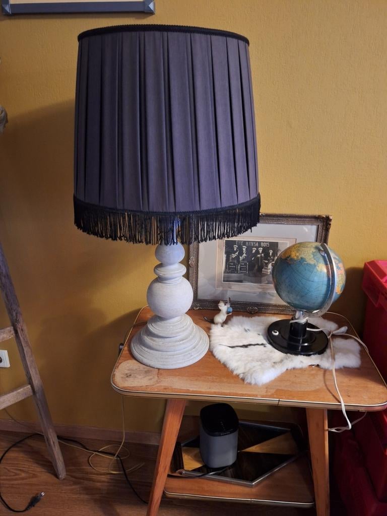Brocante schemerlamp, Ophalen of Verzenden, Zo goed als nieuw, Minder dan 50 cm