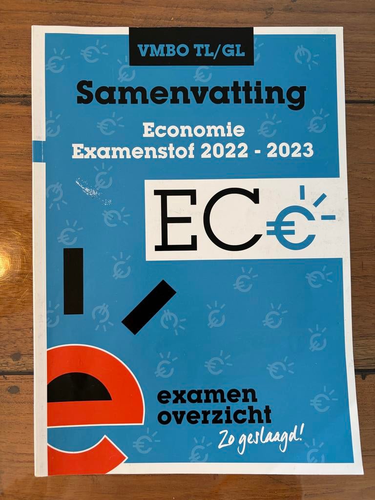 VMBO TL/GL samenvatting examenboeken, Ophalen of Verzenden, Gelezen, MBO