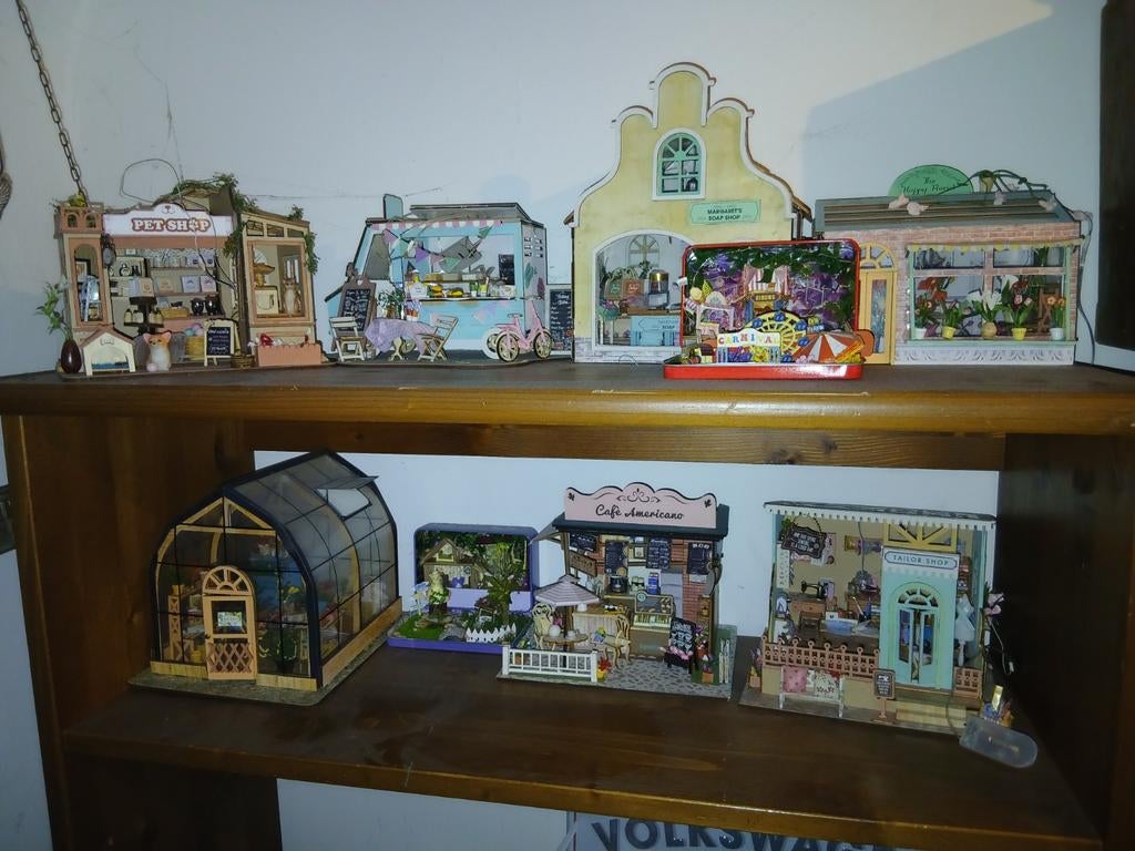 Diorama huisjes, Verzamelen, Ophalen