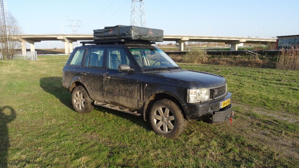 Land Rover Range Rover Overland 4.4 V8 SE 286pk Aut 2003 €, Auto's, Land Rover, Automaat, 8 cilinders, Blauw, Particulier