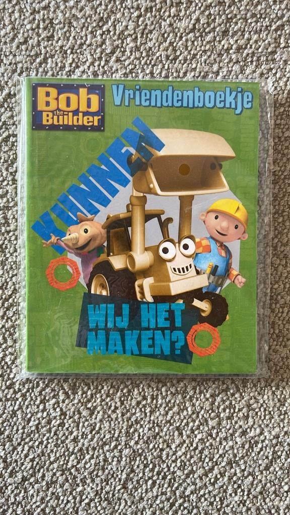 Vriendenboekje Bob de Bouwer, Ophalen of Verzenden, Nieuw
