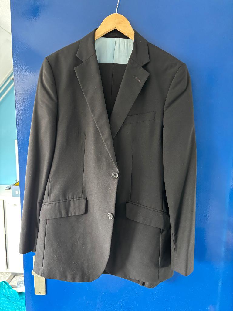 Angelo litrico colbert en broek, Ophalen, Gedragen, Zwart, Kostuum of Pak