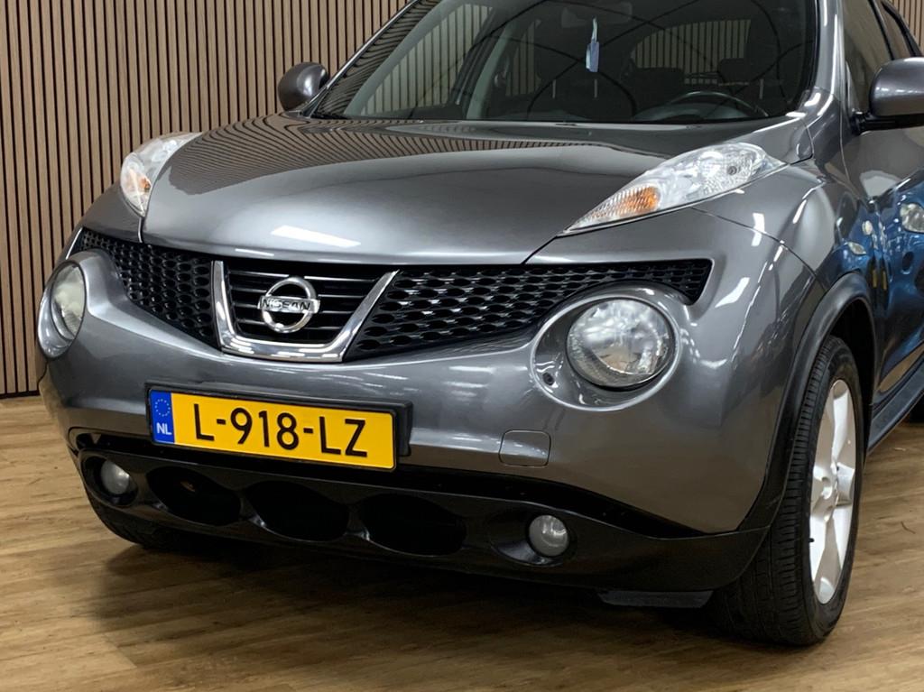 Nissan Juke 1.6 Tekna|Automaat|91000KM|Navigatie|, Euro 5, Stof, Zwart, 4 cilinders